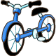 This beautiful blue bike is excellent for young pets.  Once pets learn to ride bikes they can travel faster around Neopia.