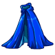 Blue Draping Cloak