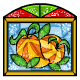 Fruit Stained Glass Window