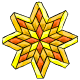 Star Shaped Stained Glass Window