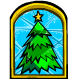 Evergreen Stained Glass Window