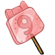 Berry 9th Birthday Lollipop - r101