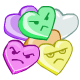 Angry Emoticon Hearts