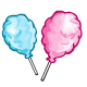 Balloon-Shaped Cotton Candy - r87