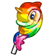 Rainbow Flotsam Lollypop
