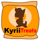 Bite size chocolate covered Kyrii shaped cookies in an easy to carry packet!