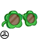 Thumbnail for Green Flower Sunglasses