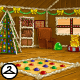 Gingerbread House Living Room Background