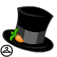 Black Satin Cybunny Top Hat