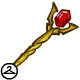 The ruby at the end of this wand serves as a focusing point for all your spells!