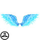 Look like you are flying on the ocean with these sparkling wings!