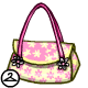 There are a lot of flowers on this purse.