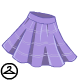 This pleated skirt comes in a pleasing colour.