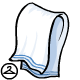 Stay clean and safe with this simple white towel.