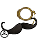 Grundo Gentleman Monocle and Moustache