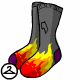 Thumbnail for Torn Fire Gym Socks