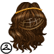 Soft flowing brown tresses with a string of gold.