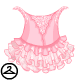 A fluffy pink princess dress.