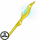 This shining staff must be quite magical.