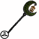 Light your way with this foreboding staff.