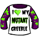 I Love My Mutant Greeble Shirt