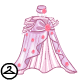 This dress is dainty, pink, and decorated. It empowers anyone who wears it. This item is only available if you have a virtual prize code.