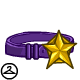 This belt is sure to tell everyone what a star the wearer is.