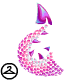 Add some pizazz (and sparkle) to your tail with this Sparkly Dragon Skeith Tail!