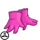These delicate pink gloves are perfect for any lady.