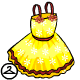 This bright yellow dress is sure to make other Neopets smile.