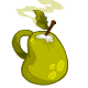 Coffee-filled Pear