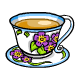 Have an elegant tea time with this cup of tea in your hand.