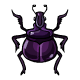 Purple Collectable Scarab