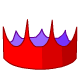 Red and Purple Party Hat