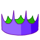 Purple and Green Party Hat - r102