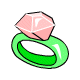 Plastic Gem Ring