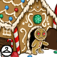 Gingerbread House and Jinjah Petpet Foreground