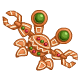 Gingerbread Crabby-Bot Cookie