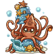 18th Tiny Giant Squid Birthday Cake