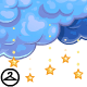 Thumbnail for Dyeworks Blue: Raining Stars Garland