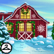 Cosy Holiday Barn Background