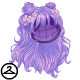 Thumbnail for Lavender Spring Flower Wig
