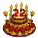 Birthday Fruit Arrangement