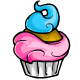Blue Wocky Cupcake