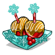 Plate of Wintery Caramel Apples