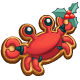 Crabby Bot Christmas Cookie