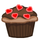 Heart Sprinkle Cupcake