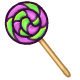 Either Jhudora made this lollipop or this one was tried by her. Not sure which one of the two it is...