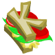 Cheesy Krawk Sandwich