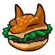 Who could resist a tasty burger with lettuce on a Lupe-shaped bun?